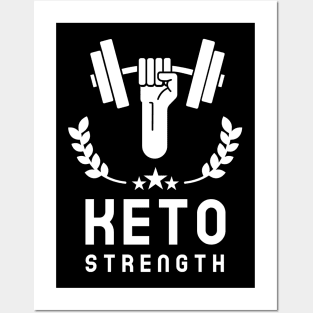 Keto Strength Ketogenic Diet Posters and Art